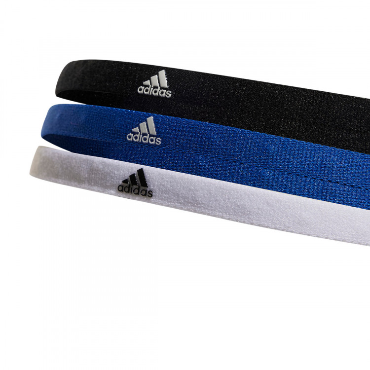 cinta-adidas-para-el-pelo-training-pack-3-unidades-black-blue-0