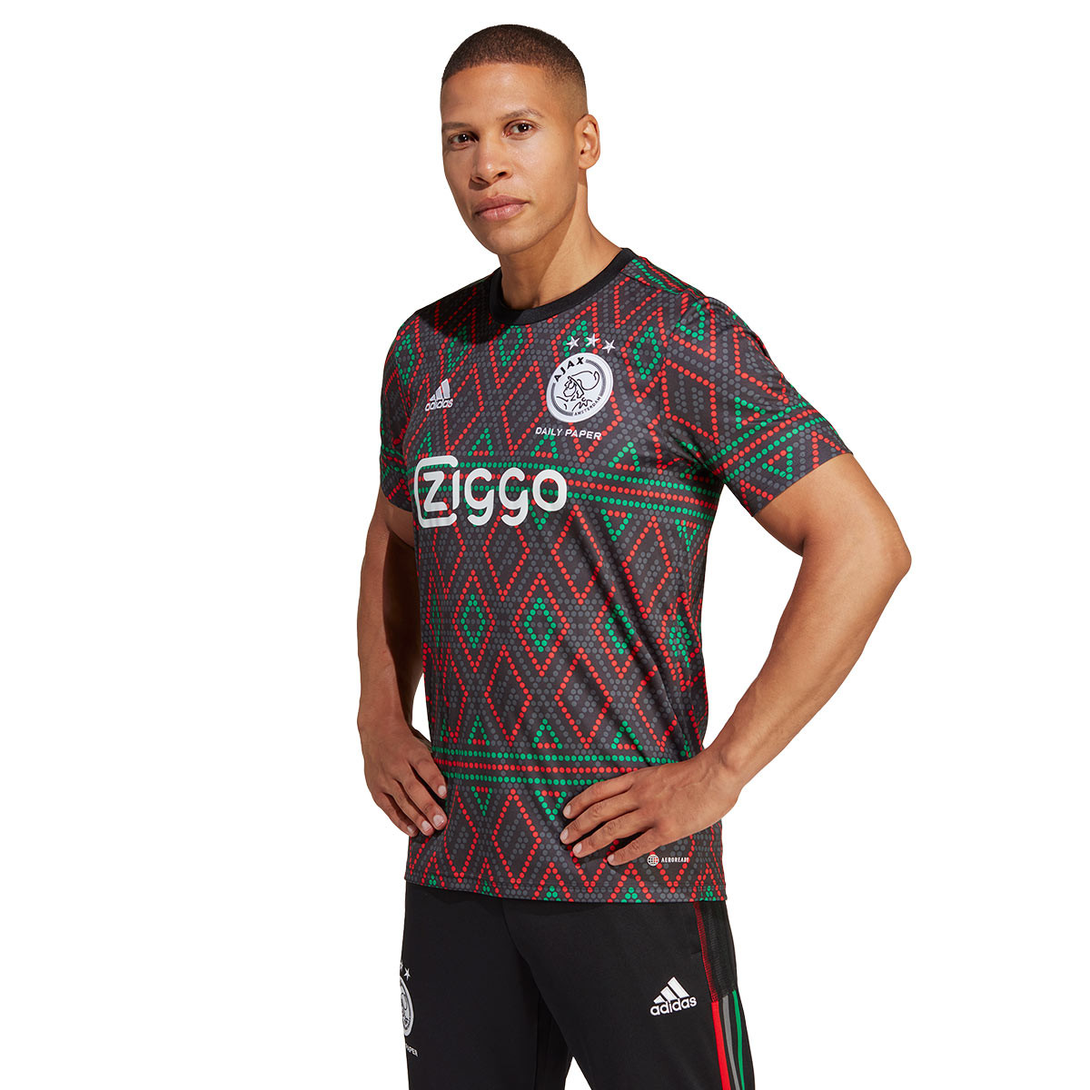 roble Arriba Ligeramente Camiseta adidas Ajax de Ámsterdam Pre-Match 2022-2023 Black-White - Fútbol  Emotion