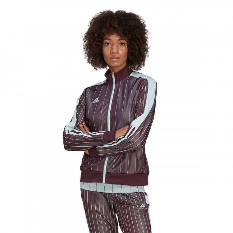 Jacke adidas Tiro Track Vip Mujer Shadow Maroon Fútbol Emotion