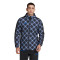 Chaqueta Tiro Windbreaker Winterized Black-Royal Blue