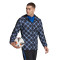Chaqueta Tiro Windbreaker Winterized Black-Royal Blue