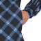Chaqueta Tiro Windbreaker Winterized Black-Royal Blue