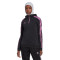 Sudadera Tiro Hoody Winterized Mujer Black-Pulse Lilac