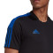 Camiseta Tiro Training Essentials Black-Royal Blue