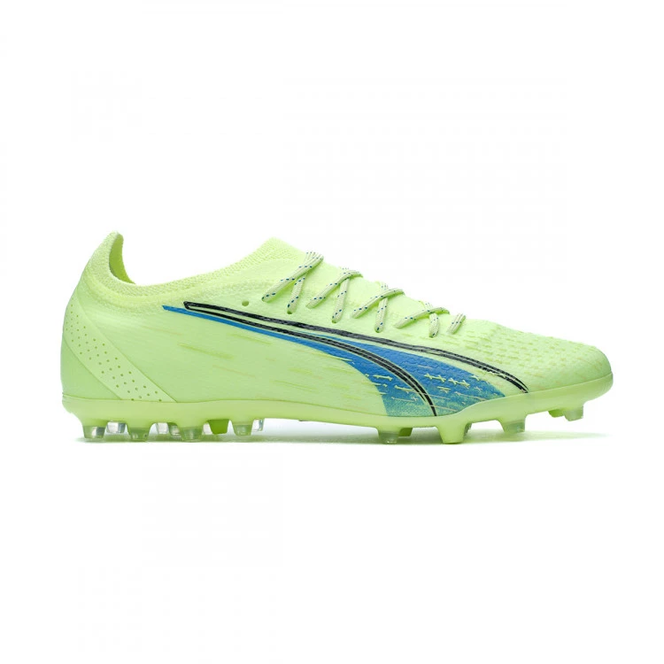 Football Boots Puma Ultra Ultimate MG Fizzy Light Parisian Night Blue Glimmer Futbol Emotion
