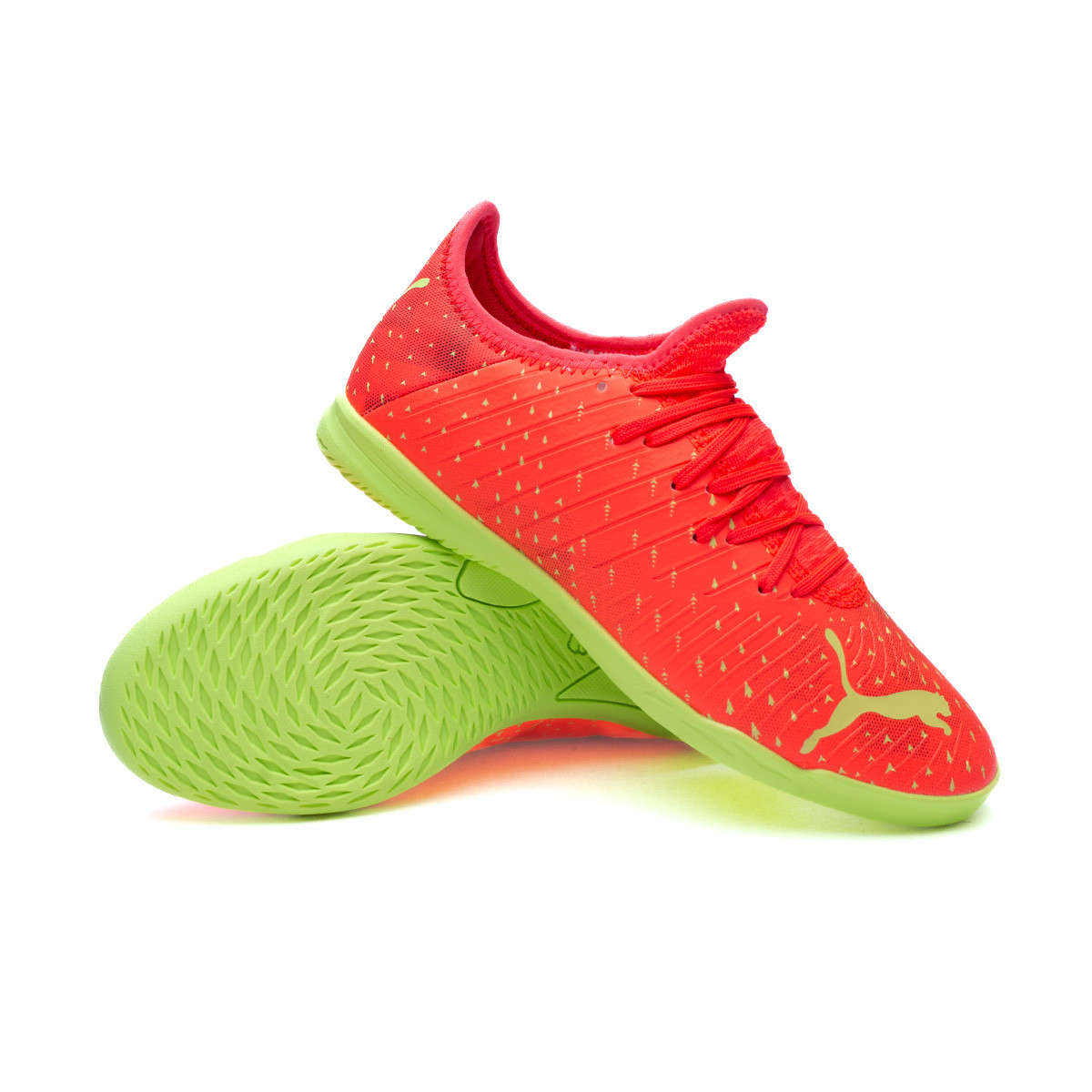 Indoor boots Puma Future 4.4 IT Fiery Light-Black-Salmon Fútbol