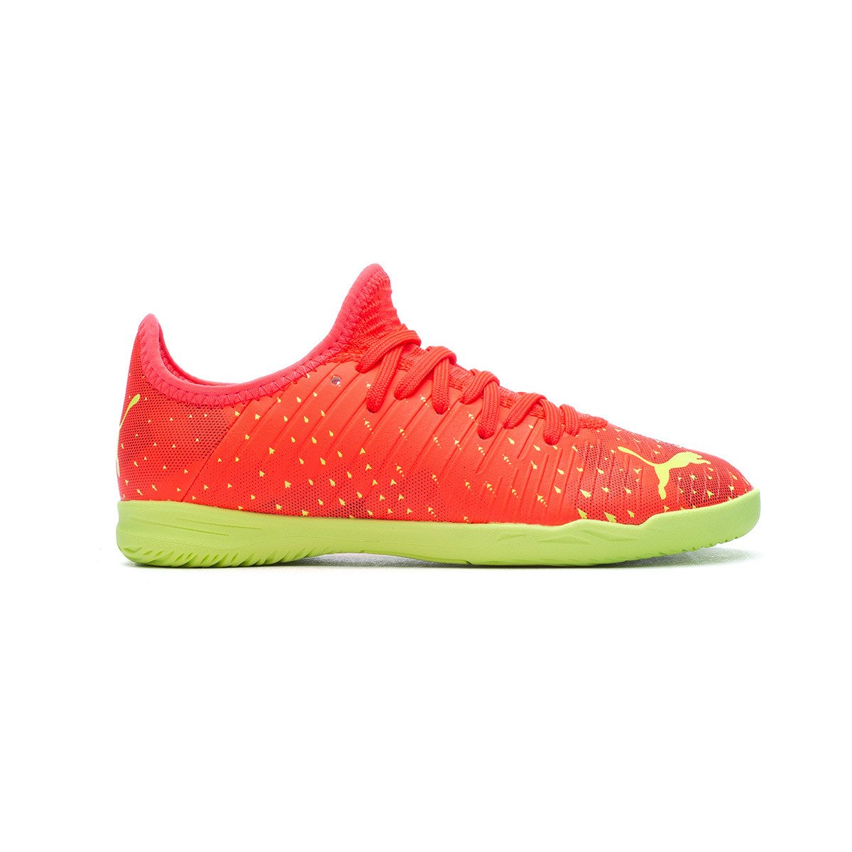 Indoor Puma Kids Future IT Coral-Fizzy Light-Black-Salmon - Fútbol Emotion