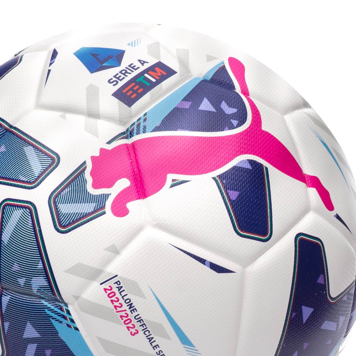 Bola de Futebol Puma Serie A Orbita (FIFA Quality) 2022-2023 White-Blue  Glimmer-Sunset Glow - Fútbol Emotion