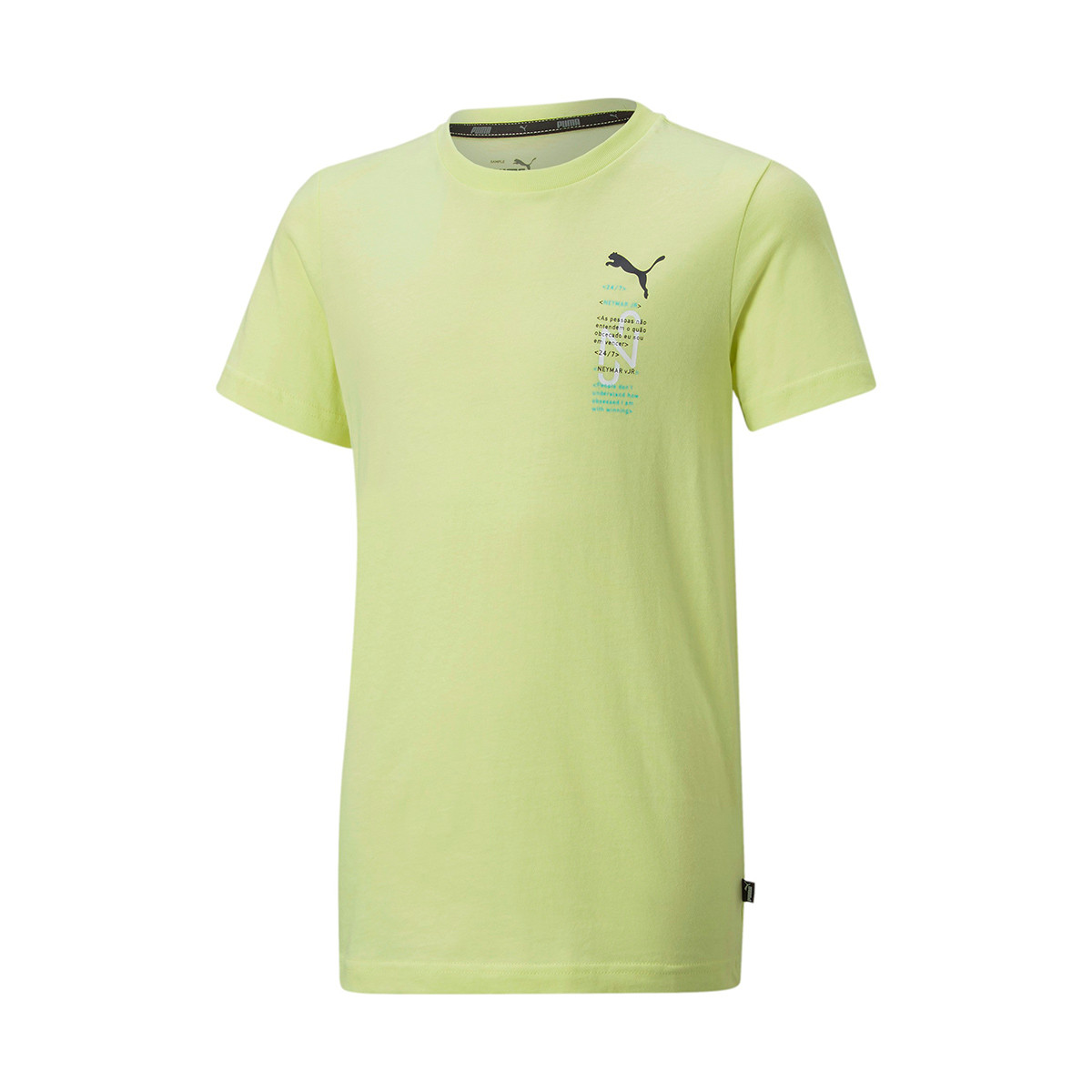 Jersey Puma Kids NEYMAR 24/7 Graphic Fresh Yellow - Fútbol Emotion