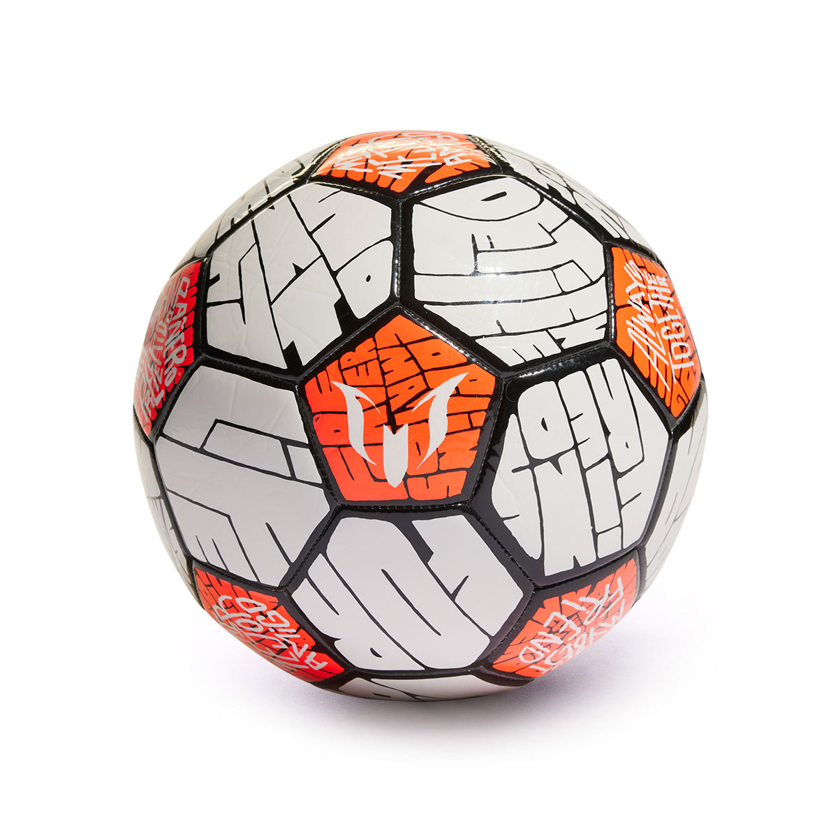 Ball adidas Messi Club White-Black-Solar Red - Fútbol Emotion