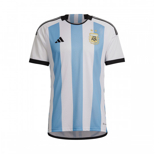 Camiseta adidas Argentina Primera Qatar White-Light Blue Fútbol Emotion