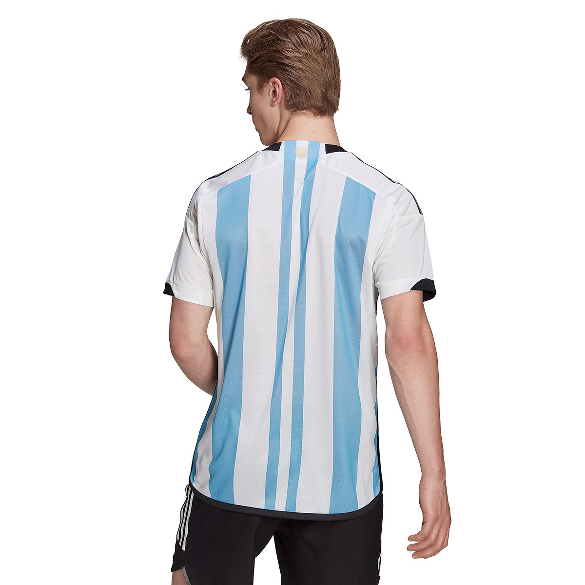 Camiseta adidas Argentina Primera Equipación Mundial Qatar Blue - Emotion