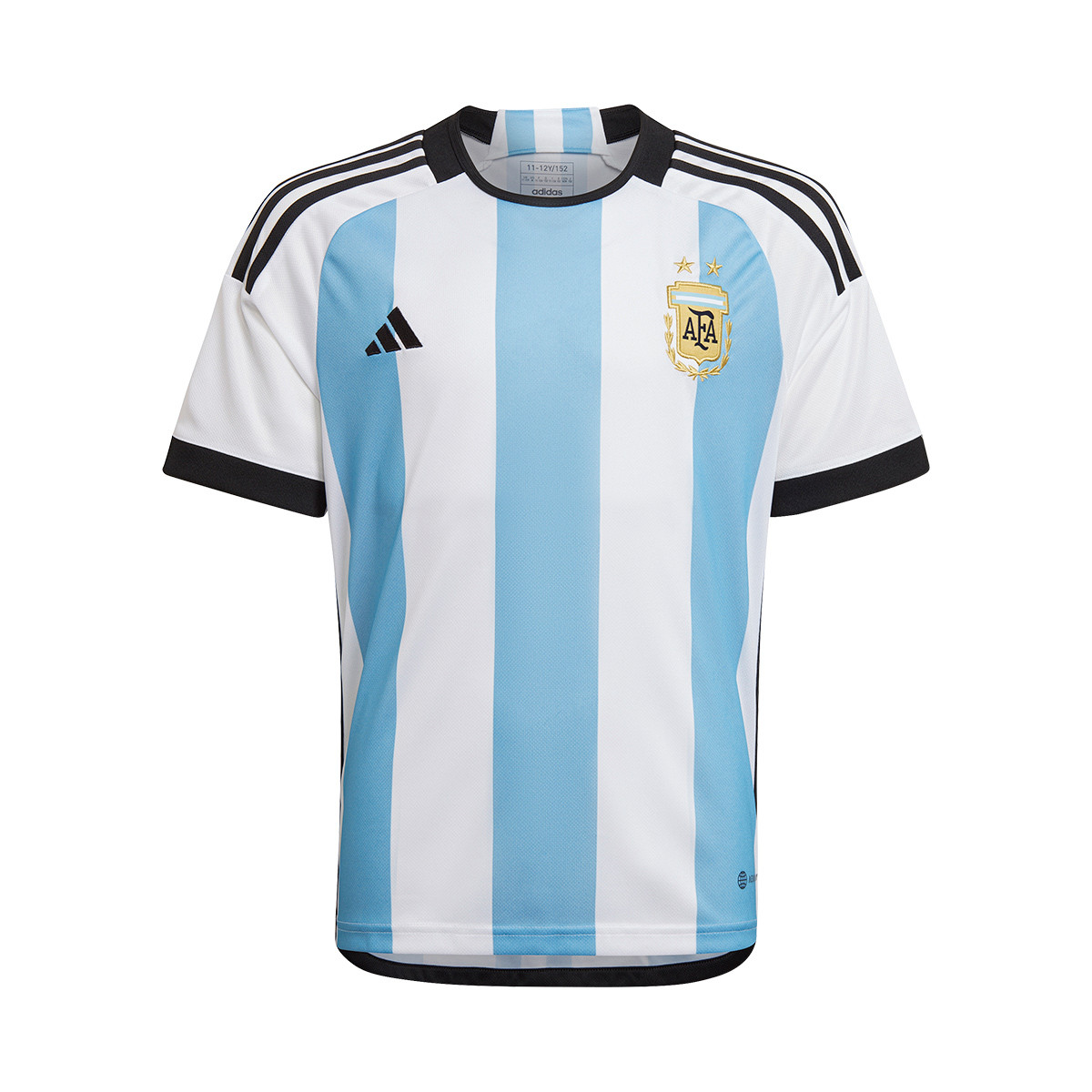 Soltero Ganar control Viva Playera adidas Argentina Primera Equipación Mundial Qatar 2022 Niño  White-Light Blue - Fútbol Emotion