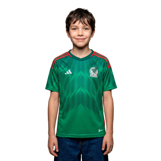 adidas Kids Mexico Home kit World Cup Qatar 2022 T-Shirt