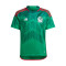 Camiseta México Primera Equipación Mundial Qatar 2022 Niño Vivid Green-Collegiate Green