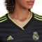 Camiseta Real Madrid CF Tercera Equipación 2022-2023 Mujer Black-Pulse Lime