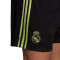Pantalón corto Real Madrid CF Tercera Equipación 2022-2023 Black-Pulse Lime