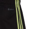 Pantalón corto Real Madrid CF Tercera Equipación 2022-2023 Black-Pulse Lime