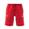 Pantalón corto Salah Niño Vivid Red-Gold Metallic