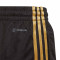 Pantalón corto Salah Niño Black-Gold Metallic