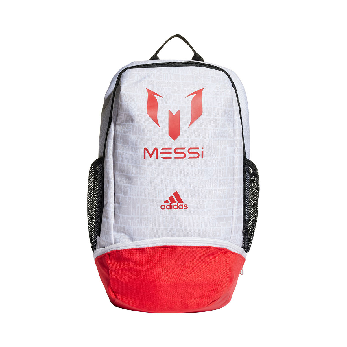 Mochila adidas Messi White-Black-Vivid Red - Fútbol