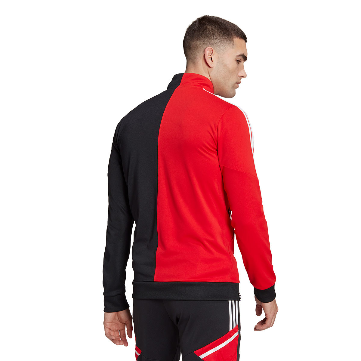 Jacket adidas Messi Black-Vivid Red 