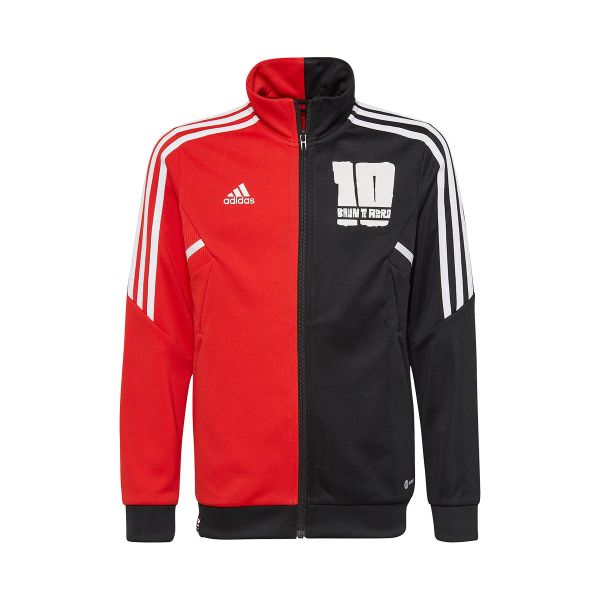 precedente excursionismo Personas mayores Chaqueta adidas Messi Niño Black-Vivid Red - Fútbol Emotion