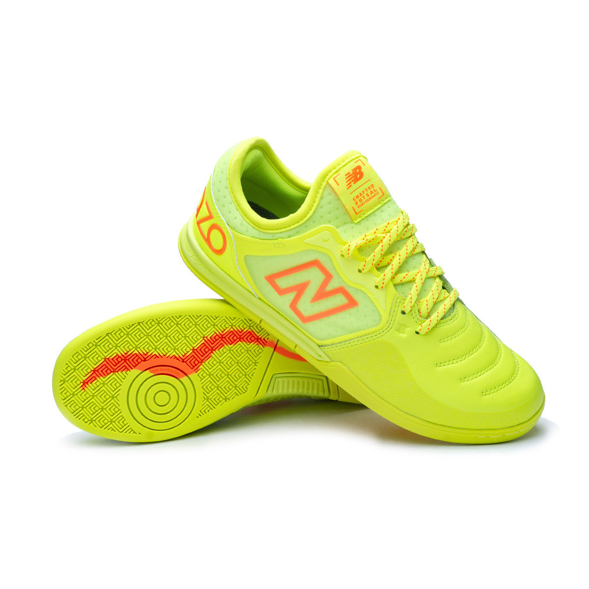 Zapatilla de Fútbol sala New Balance V5+ Pro Sala Hi-Lite - Emotion