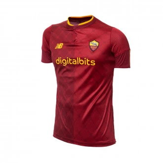 T-Shirt Kids AS Roma Home Jersey 2022-2023 Garnet