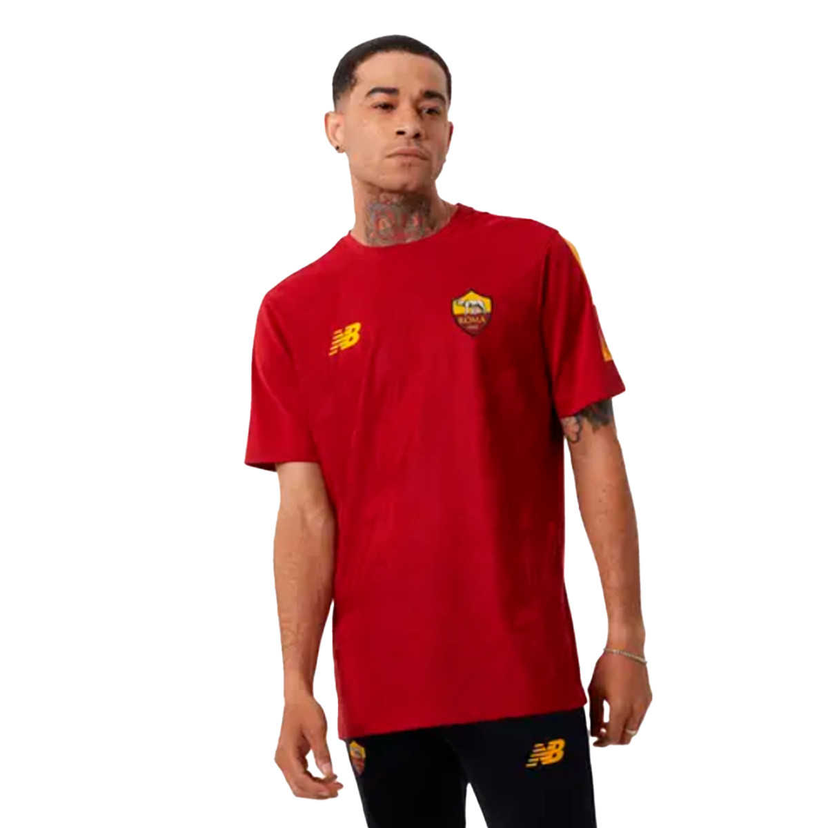 exceso Tendencia Carne de cordero Camiseta New Balance AS Roma Pre-Match 2022-2023 - Fútbol Emotion