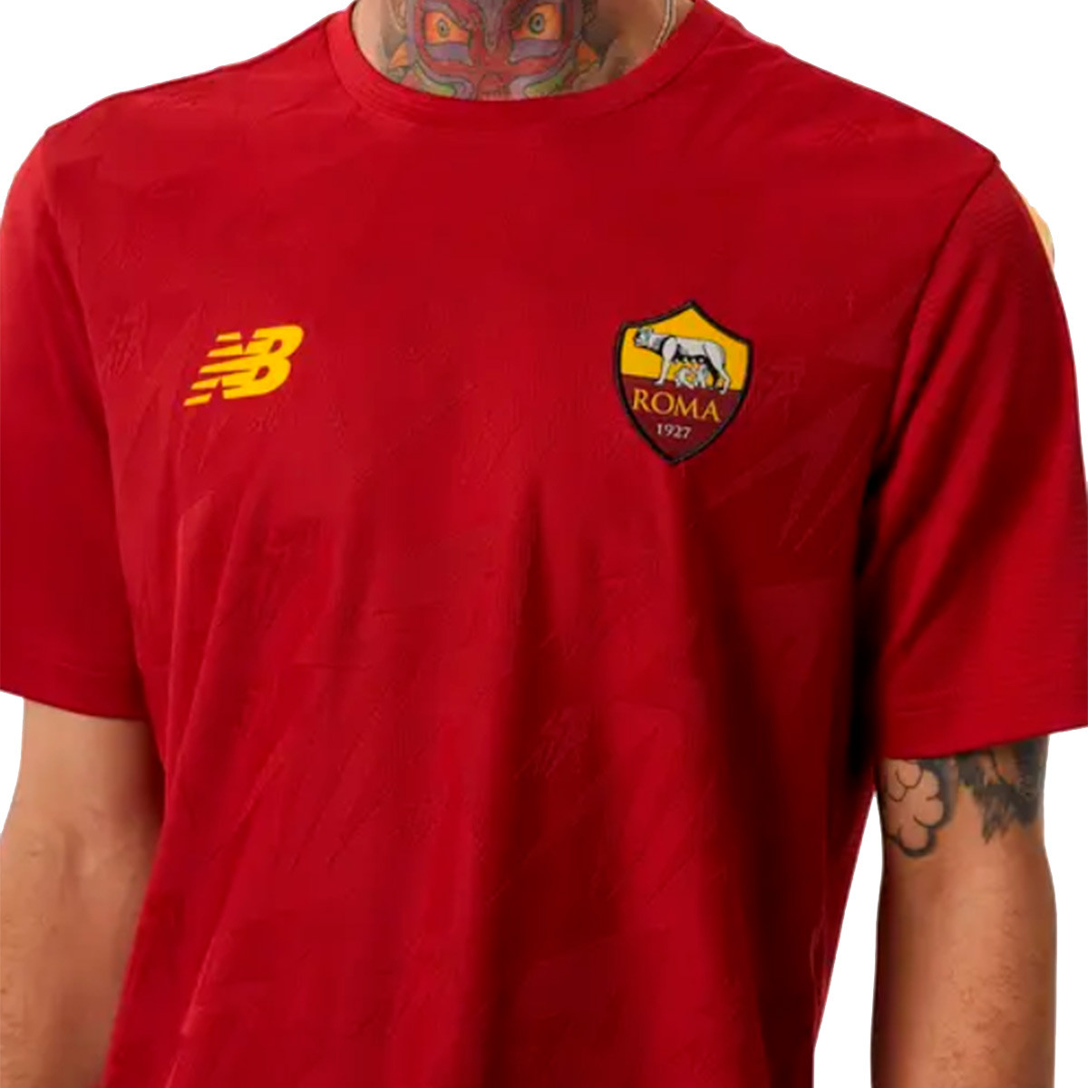 exceso Tendencia Carne de cordero Camiseta New Balance AS Roma Pre-Match 2022-2023 - Fútbol Emotion