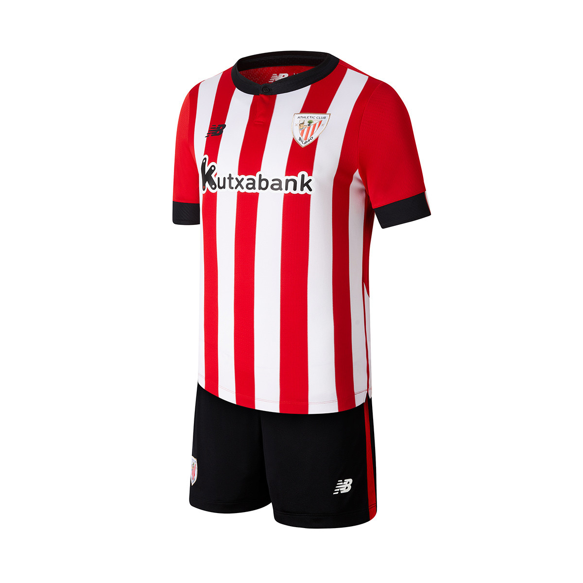 Conjunto New Balance Athletic Club Bilbao Equipación Red-White-Black - Fútbol Emotion