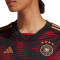 Camiseta Alemania Segunda Equipación Mundial Qatar 2022 Mujer Black