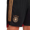 Pantalón corto Alemania Segunda Equipación Mundial Qatar 2022 Black