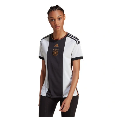 T-Shirt Femme Allemagne Maillot Domicile Coupe du Monde Qatar 2022