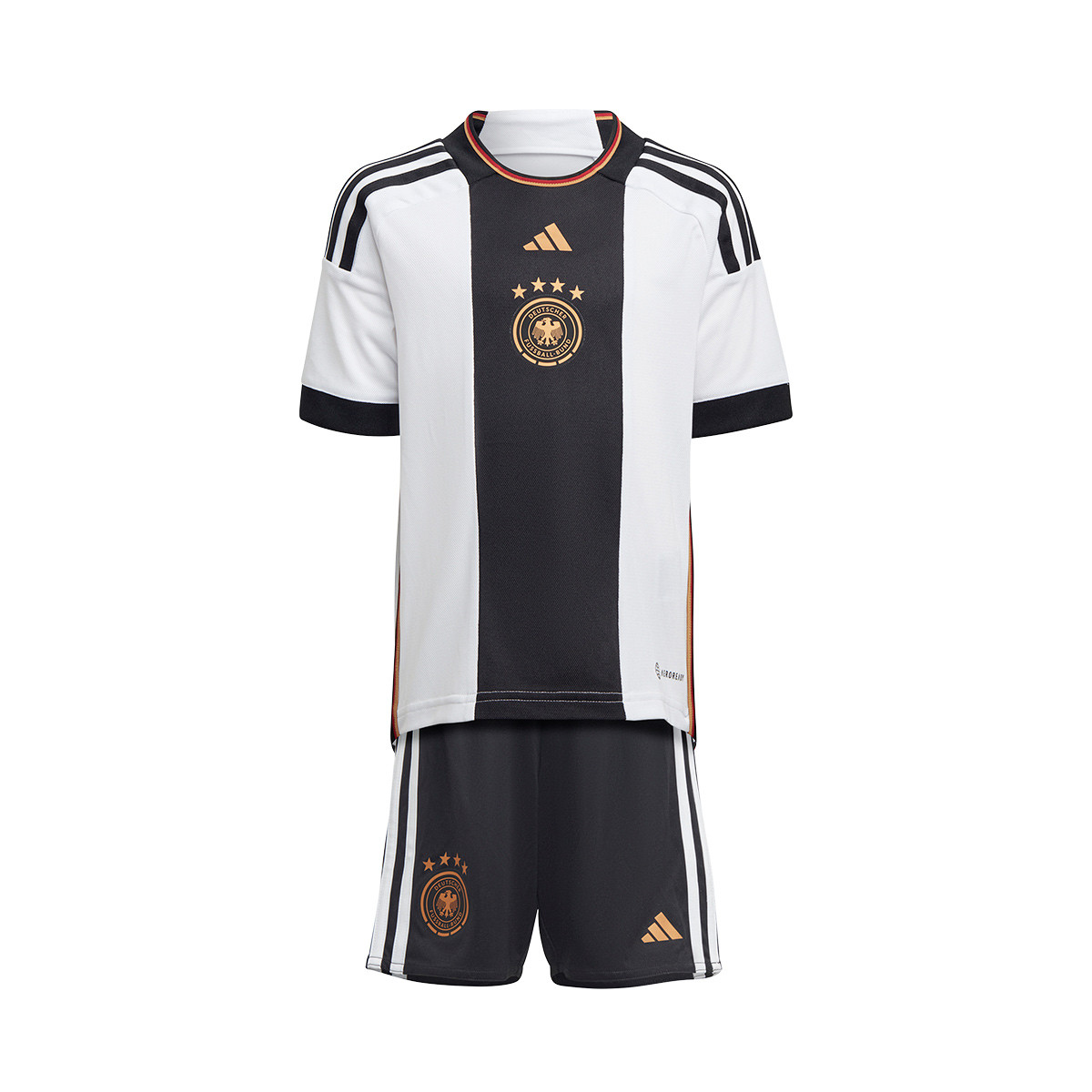 Conjunto adidas Mundial 2022 Niño White - Fútbol Emotion