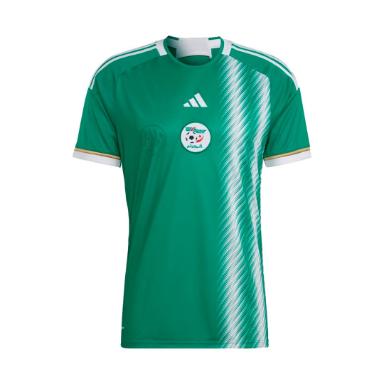 Familiarizarse Misterioso Terminal Camiseta adidas Argelia Segunda Equipación 2022-2023 Bold Green-White -  Fútbol Emotion