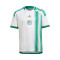 Camiseta Argelia Primera Equipación 2022-2023 Niño White-Bold Green