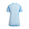 Camiseta España Segunda Equipación Mundial Qatar 2022 Mujer Glow Blue-Glory Blue