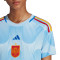 Camiseta España Segunda Equipación Mundial Qatar 2022 Mujer Glow Blue-Glory Blue