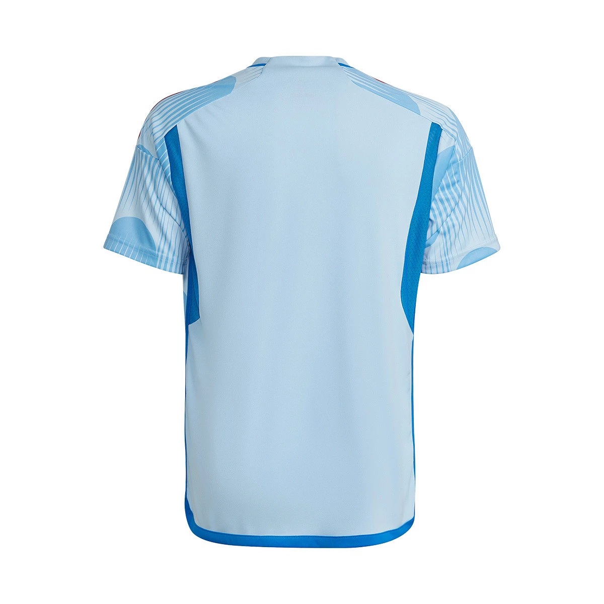 Camiseta adidas España Segunda Equipación Mundial Qatar 2022 Niño Glow  Blue-Glory Blue - Fútbol Emotion