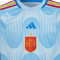 Conjunto España Segunda Equipación Mundial Qatar 2022 Niño Glow Blue-Glory Blue Bottom-Glory Blue