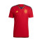 Camiseta España Primera Equipación Authentic Mundial Qatar 2022 Power Red-Navy Blue