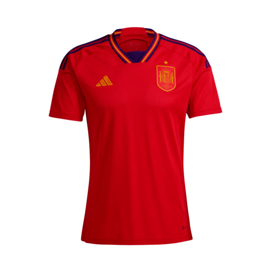 T-shirt adidas Maillot domicile Espagne Coupe du Monde Qatar 2022