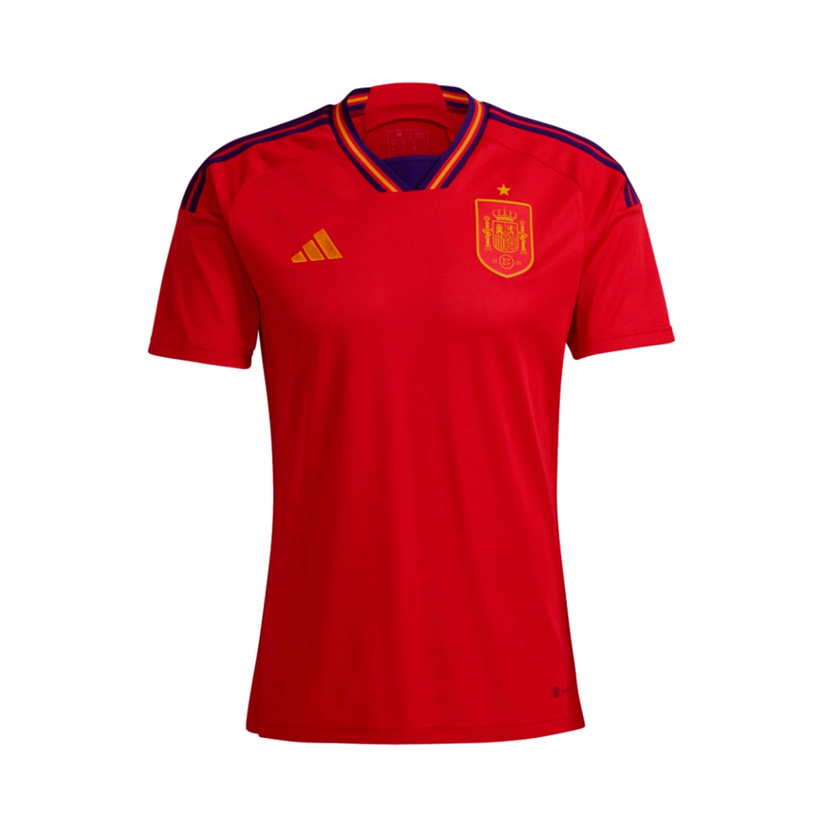 Jersey adidas Spain Home Jersey World Cup Qatar 2022 Power Red Navy Blue Futbol Emotion