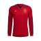 Camiseta España Primera Equipación m/l Mundial Qatar 2022 Power Red-Navy Blue