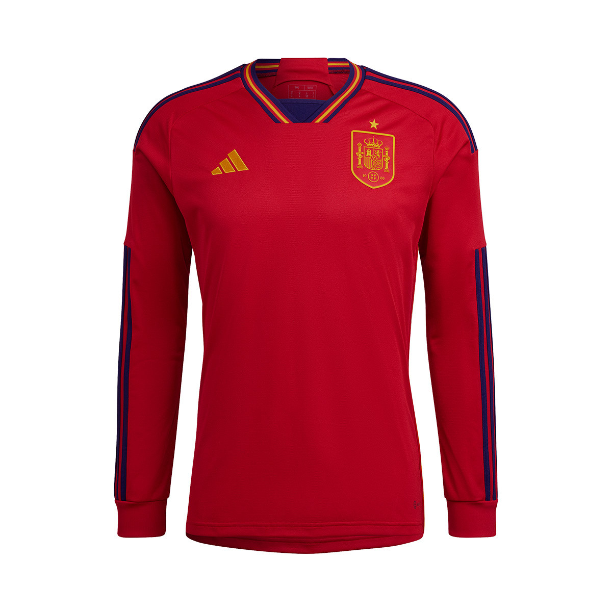 Camiseta España Primera Equipación m/l Mundial Qatar 2022 Red-Navy - Fútbol Emotion