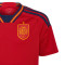 Camiseta España Primera Equipación Mundial Qatar 2022 Niño Power Red-Navy Blue
