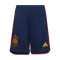 Pantalón corto España Primera Equipación Mundial Qatar 2022 Niño Navy Blue-Colleg Gold