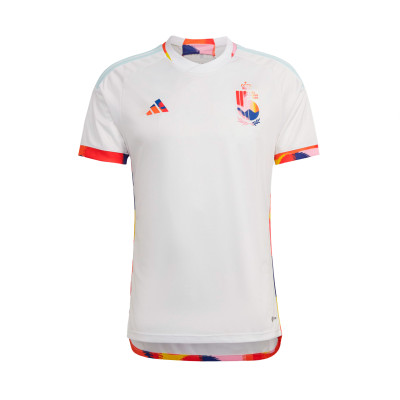 adidas Bélgica Segunda Qatar 2022 White Fútbol Emotion